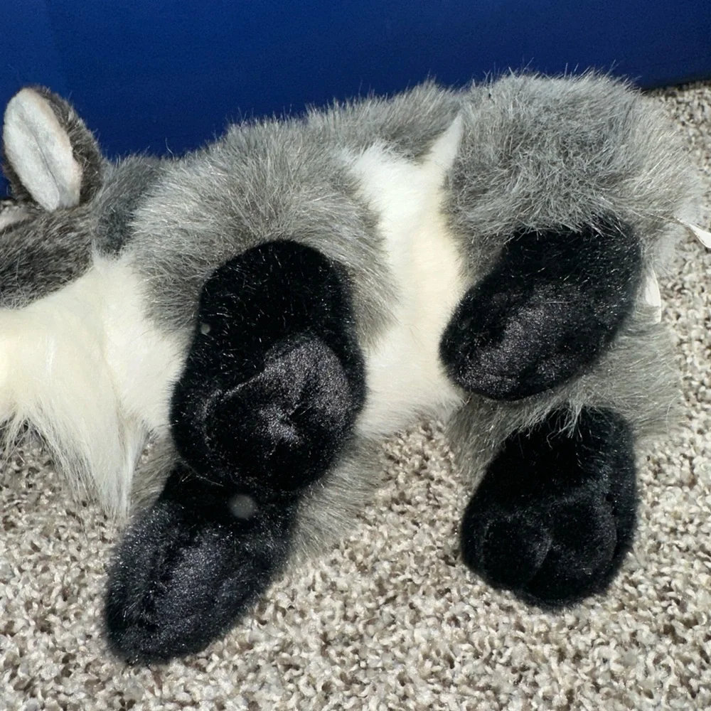 Demdaco Nat & Jules Billy Goat Charcoal Gray Kids Plush Stuffed Animal Toy 12